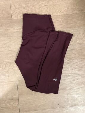 Fabletics High-Waist Leggings in Deep Plum